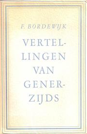 Cover of: Vertellingen van generzijds by Ferdinand Bordewijk