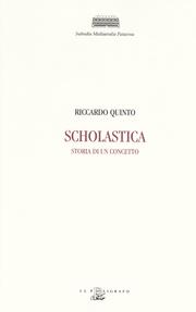 Cover of: Scholastica: storia di un concetto