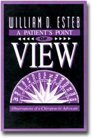 Cover of: A Patient's Point of View: Observations of a Chiropractic Advocate