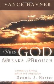 Cover of: When God Breaks Through by Vance Havner