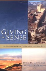 Cover of: Giving the Sense by 