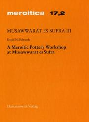 Cover of: Musawwarat es-Sufra.: preliminary report on the excavations 1997 in courtyard 224 of the great enclosure