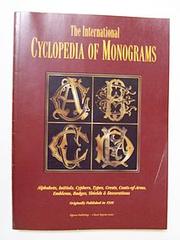 The international cyclopedia of monograms by n/a