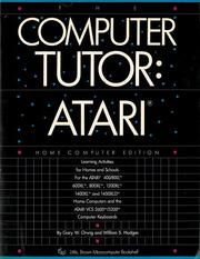 Cover of: Computer Tutor: Atari Home Computer Edition