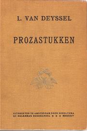 Cover of: Prozastukken