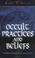 Cover of: Occult Practices and Beliefs