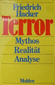 Cover of: Terror: Mythos, Realität, Analyse