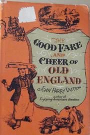 Cover of: The good fare and cheer of old England.