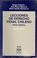 Cover of: Lecciones de derecho penal chileno