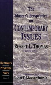 Cover of: Master's Perspective on Contemporary Issues, The (Master's Perspective Series, Vol 2) by Robert L. Thomas