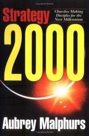 Cover of: Strategy 2000 by Aubrey Malphurs