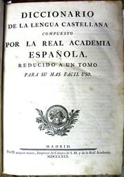 Cover of: Diccionario de la lengua castellana