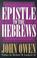 Cover of: Epistle to the Hebrews