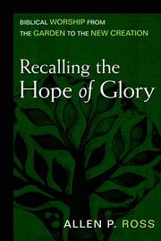 Cover of: Recalling the Hope of Glory