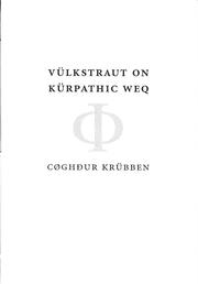 Cover of: Vulkstraut on Kurpathic Weq