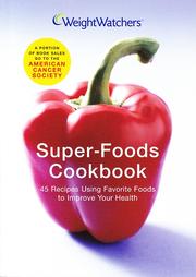 Cover of: Super-Foods Cookbook by editor, Alice Thompson.