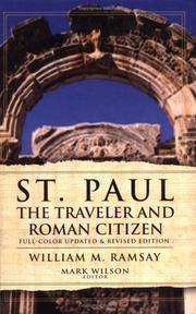 Cover of: St. Paul: the traveler and Roman citizen