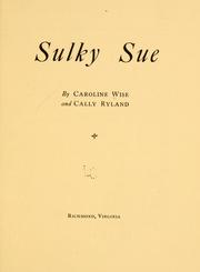 Cover of: Sulky Sue