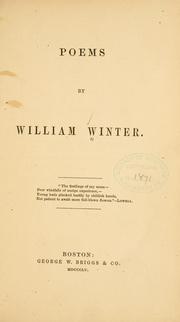 Poems by William Winter