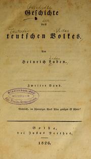 Cover of: Geschichte des Teutschen Volkes.