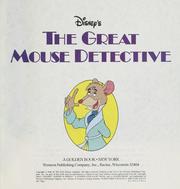 Cover of: Disney's The great mouse detective by Walt Disney Pictures