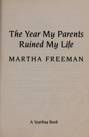 Cover of: The year my parents ruined my life by Jean Little