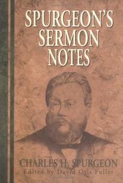 Cover of: Spurgeon's sermon notes by Charles Haddon Spurgeon