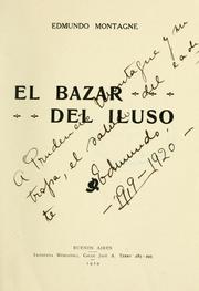 Cover of: El bazar del iluso.
