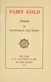 Cover of: Fairy gold by Katharine Lee Bates