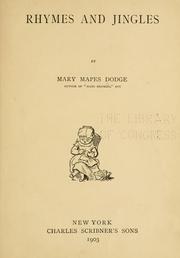 Cover of: Rhymes and jingles. by Mary Mapes Dodge