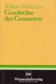 Cover of: Geschichte der Geometrie