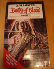 Cover of: Clive Barker's books of blood, Vol 6