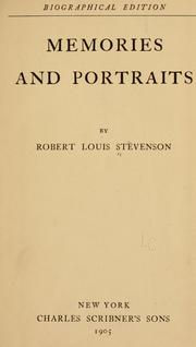 Cover of: Memories and portraits by Robert Louis Stevenson