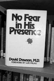 Cover of: No fear in His presence