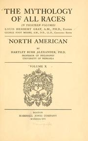 Cover of: North American [mythology] by Hartley Burr Alexander, Hartley Burr Alexander