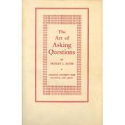 The art of asking questions by Stanley L. Payne