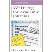 Cover of: Writing for Academic Journals (Study Skills) by Rowena Murray