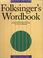 Cover of: Folksinger's wordbook.