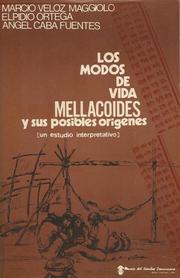Cover of: Los modos de vida mellacoides y sus posibles orígenes by Marcio Veloz Maggiolo