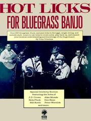 Cover of: Hot licks for bluegrass banjo