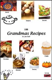 188 Grandmas Recipes by Hall, Jan