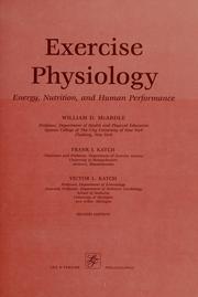 Cover of: Exercise physiology by William D. McArdle