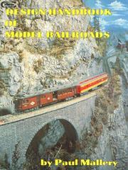 Cover of: Design Handbook for Model Railroads