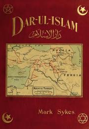 Cover of: Dar-ul-Islam by Mark Sykes