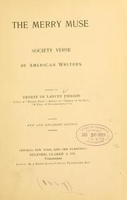 Cover of: The merry muse by Ernest De Lancey Pierson