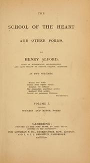 Cover of: The school of the heart, and other poems.