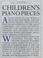 Cover of: Library Of Children's Piano Pieces