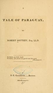 Cover of: A tale of Paraguay