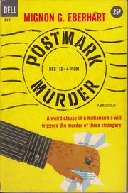 Cover of: Postmark murder