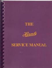 The Hermle service manual by Roy A. Hovey